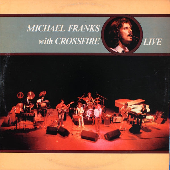 Michael Franks, Crossfire – Live LP vinyl record, image 1 of 6