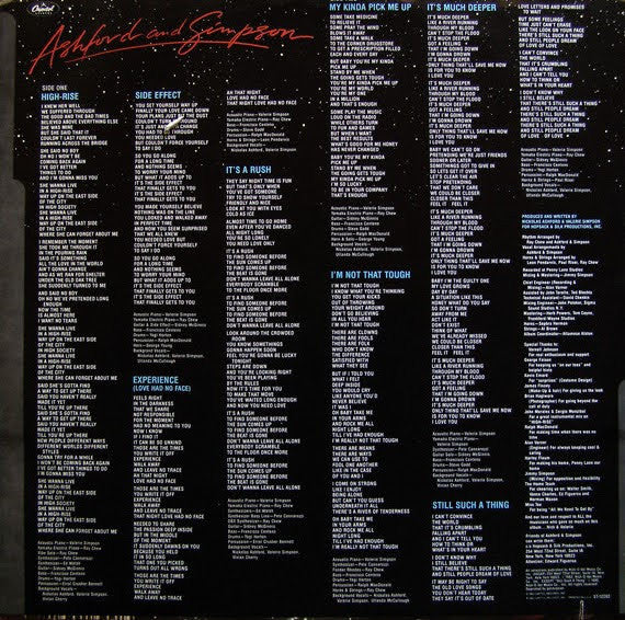 Ashford & Simpson – High-Rise LP vinyl record, image 6 of 6