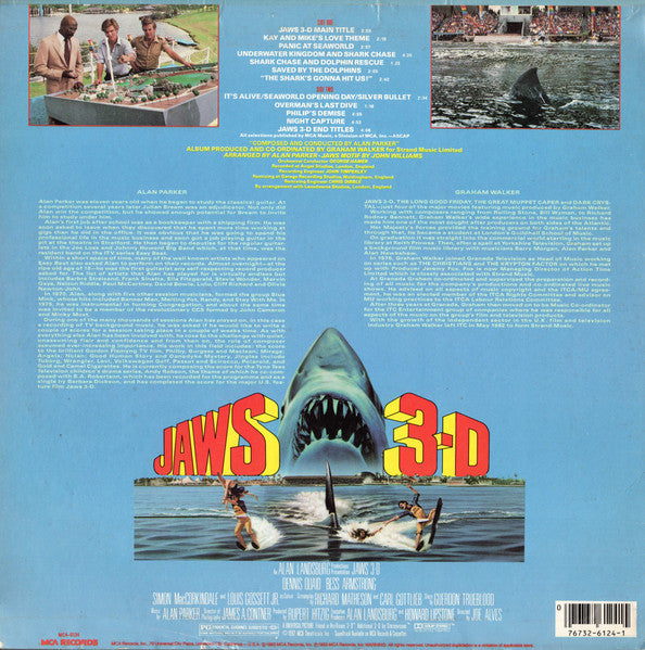 Alan Parker – Jaws 3-D - Music From The Original Motion Picture Soundtrack LP vinyl record, image 2 of 8
