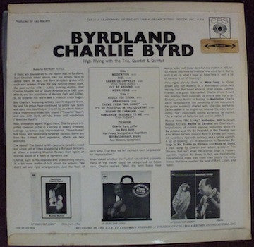 Charlie Byrd – Byrdland LP vinyl record, image 2 of 3