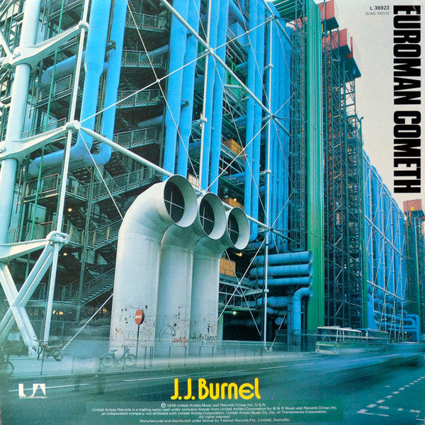 J.J. Burnel – Euroman Cometh LP vinyl record, image 2 of 3