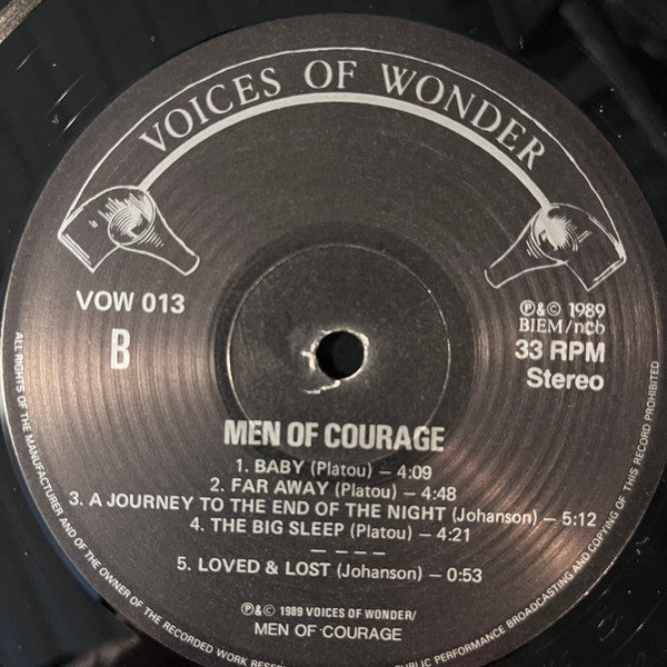 Men Of Courage – Men Of Courage LP vinyl record, image 5 of 5