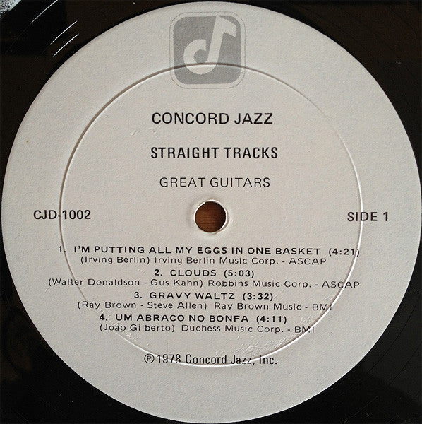 The Great Guitars – Straight Tracks LP vinyl record, image 3 of 5