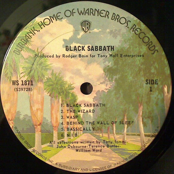 Black Sabbath – Black Sabbath LP vinyl record, image 4 of 5