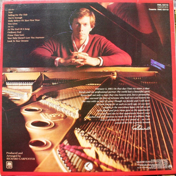 Carpenters – Voice Of The Heart LP vinyl record, image 2 of 8