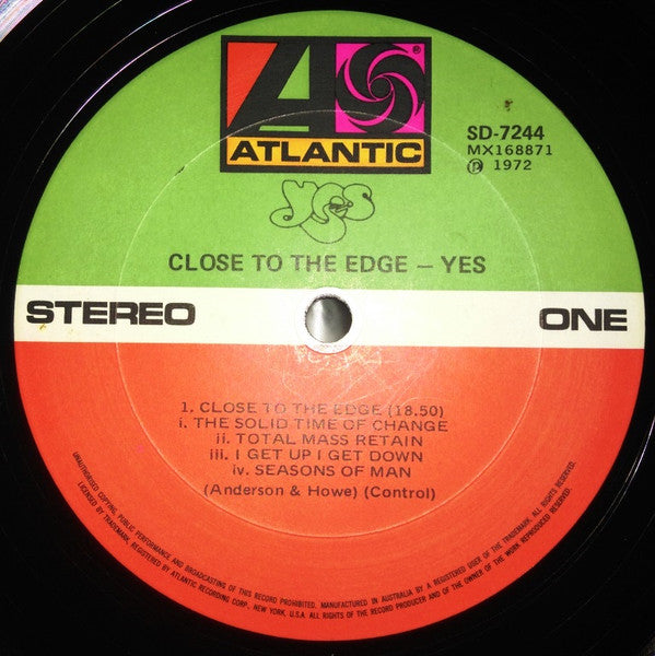 Yes – Close To The Edge LP vinyl record, image 2 of 8