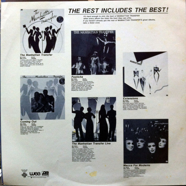 The Manhattan Transfer – The Best Of The Manhattan Transfer LP vinyl record, image 5 of 5