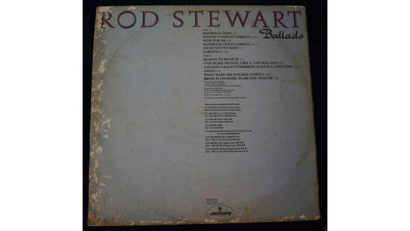 Rod Stewart – Ballads LP vinyl record, image 4 of 4