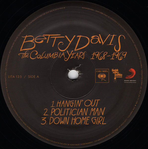 Betty Davis – The Columbia Years 1968-1969 LP vinyl record, image 5 of 10