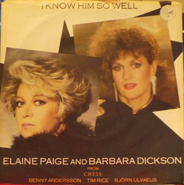 Elaine Paige, Barbara Dickson – I Know Him So Well 7" vinyl record, image 1 of 3
