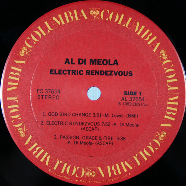 Al Di Meola – Electric Rendezvous LP vinyl record, image 3 of 4