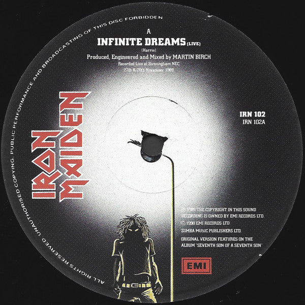 Iron Maiden – The Clairvoyant · Infinite Dreams (2x12") 12" vinyl record, image 7 of 9