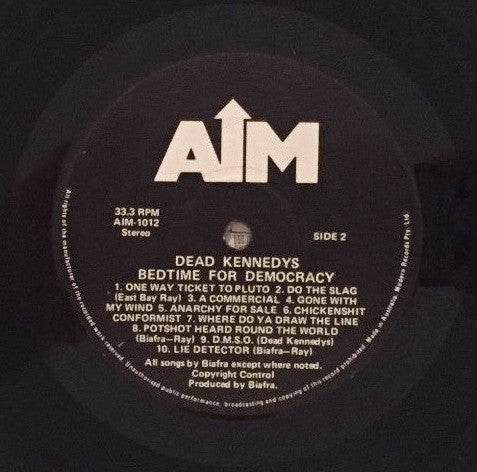 Dead Kennedys – Bedtime For Democracy LP vinyl record, image 5 of 6
