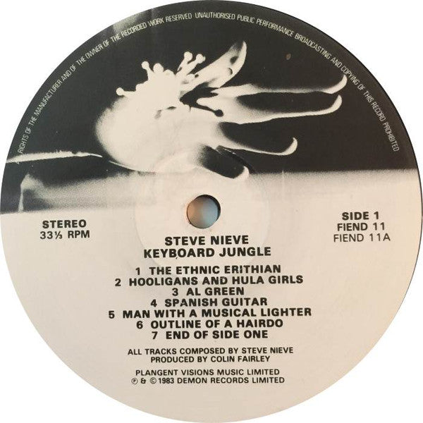 Steve Nieve – Keyboard Jungle LP vinyl record, image 2 of 4