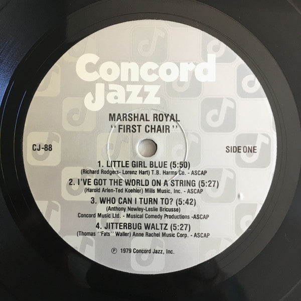 Marshall Royal – First Chair LP vinyl record, image 3 of 5