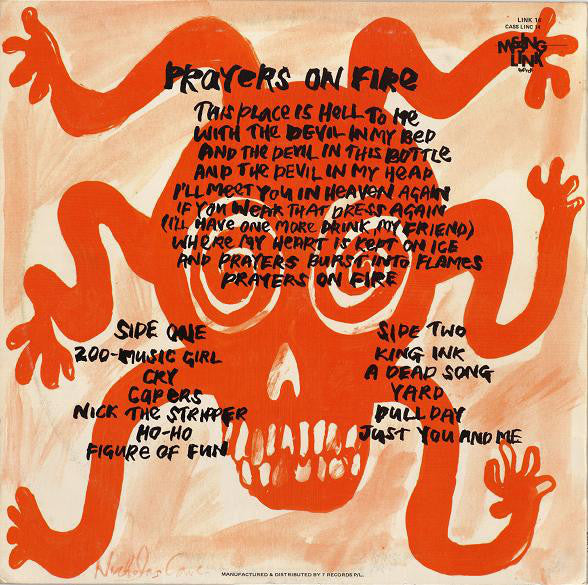 The Birthday Party – Prayers On Fire LP vinyl record, image 2 of 6