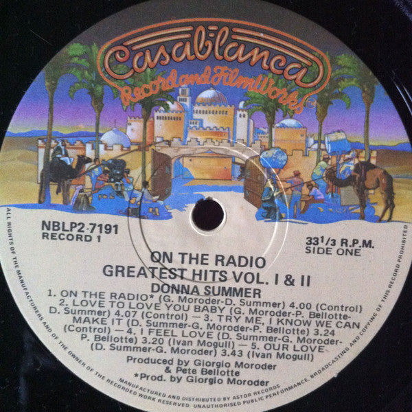 Donna Summer – On The Radio - Greatest Hits - Volume I & II (2xLP) LP vinyl record, image 3 of 6