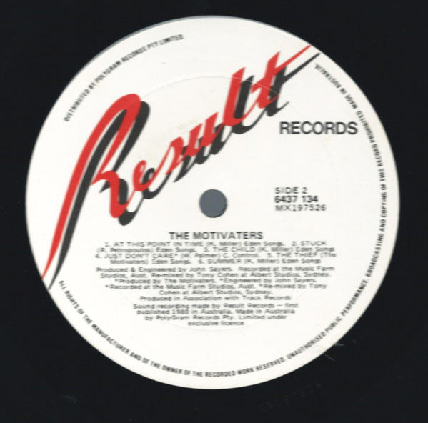 The Motivaters – The Motivaters LP vinyl record, image 4 of 4