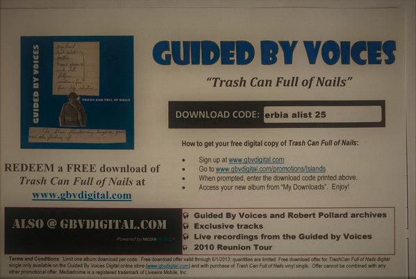 Guided By Voices – Trash Can Full Of Nails 7" vinyl record, image 5 of 5