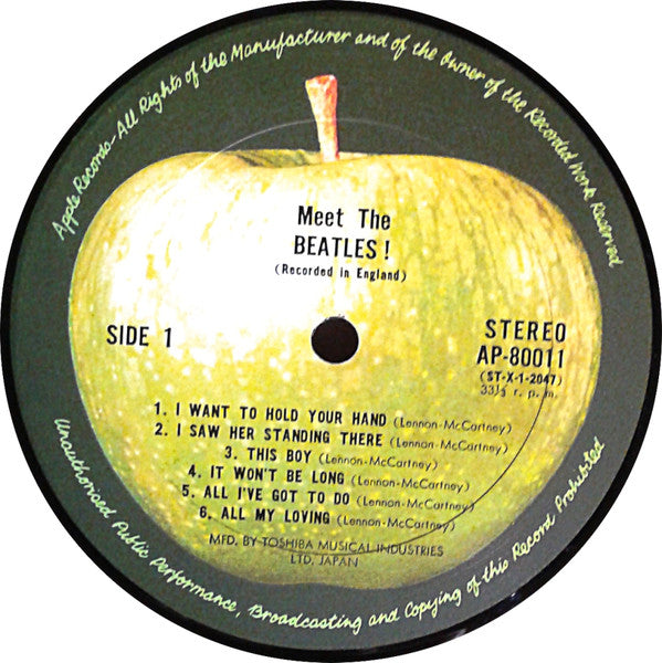The Beatles – Meet The Beatles! LP vinyl record, image 4 of 10