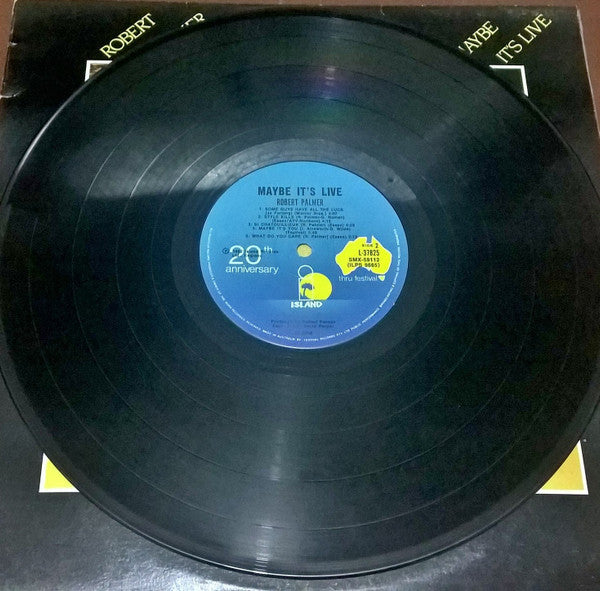 Robert Palmer – Maybe It's Live LP vinyl record, image 4 of 4