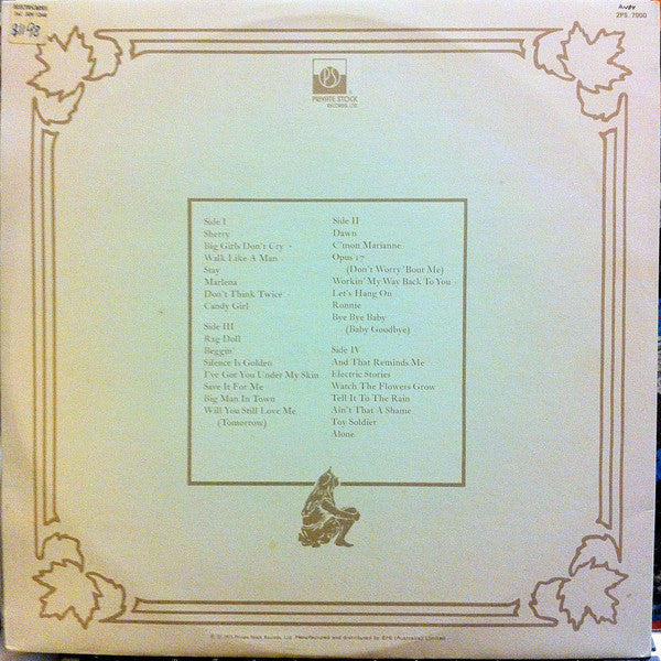 The Four Seasons – The Four Seasons Greatest Hits (2xLP) LP vinyl record, image 3 of 10