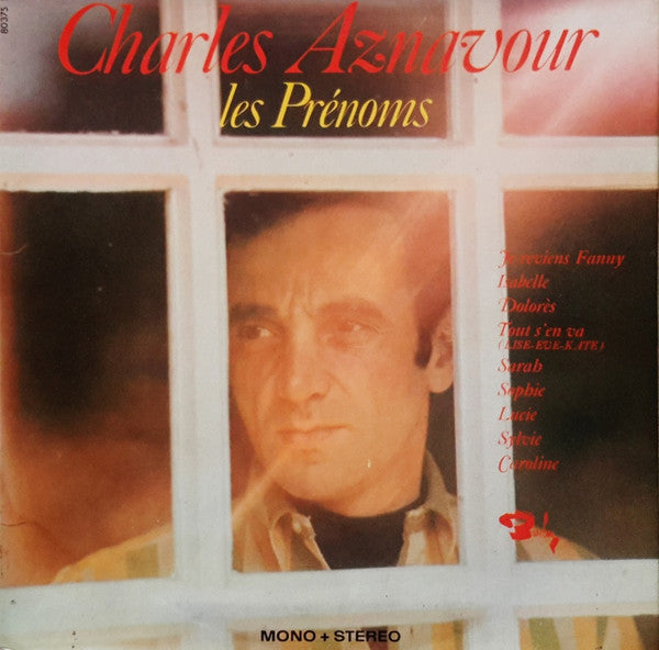 Charles Aznavour – Les Prénoms LP vinyl record, image 1 of 5