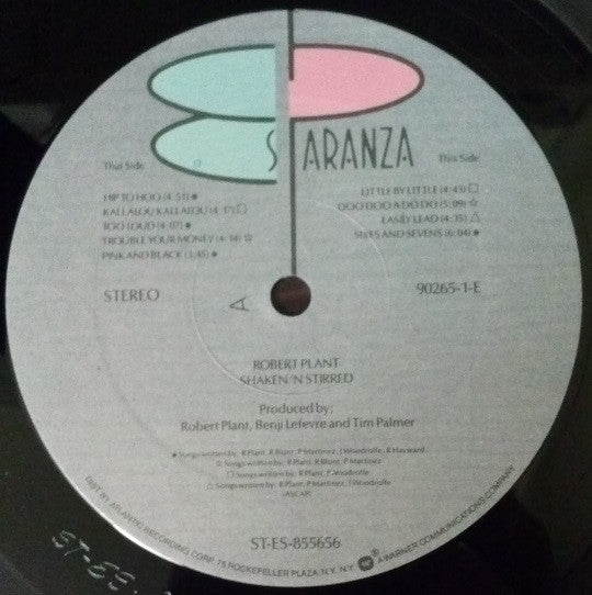 Robert Plant – Shaken 'N' Stirred LP vinyl record, image 4 of 6