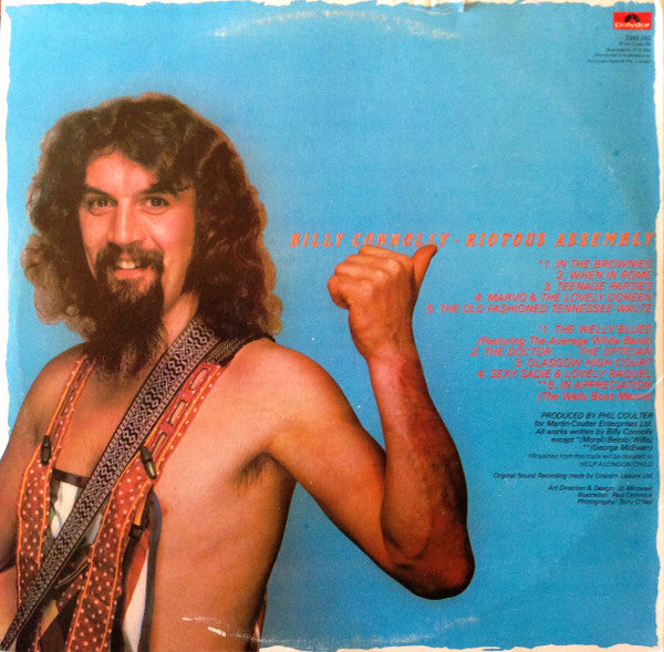 Billy Connolly – Riotous Assembly LP vinyl record, image 2 of 5