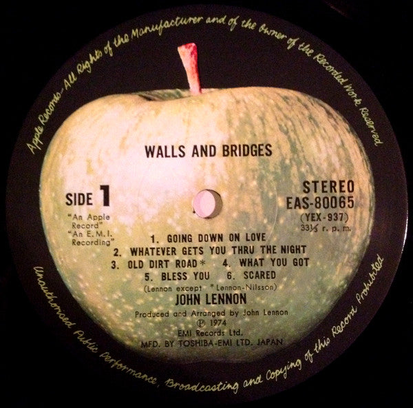 John Lennon – Walls And Bridges LP vinyl record, image 5 of 10