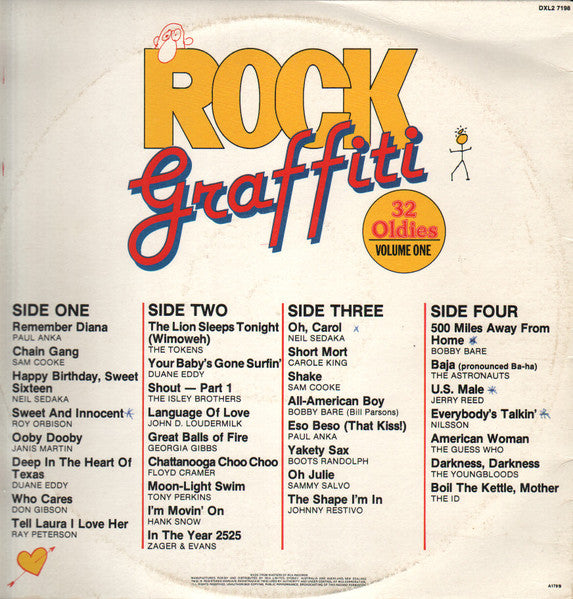 Various – Rock Graffiti 32 Oldies Volume One (2xLP) LP vinyl record, image 4 of 8