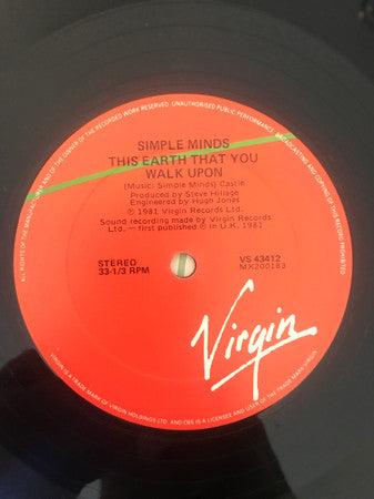 Simple Minds – Love Song 12" vinyl record, image 4 of 4