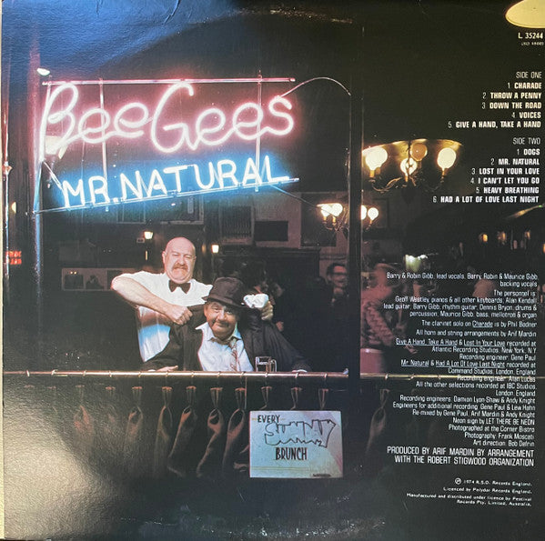Bee Gees – Mr. Natural LP vinyl record, image 2 of 4