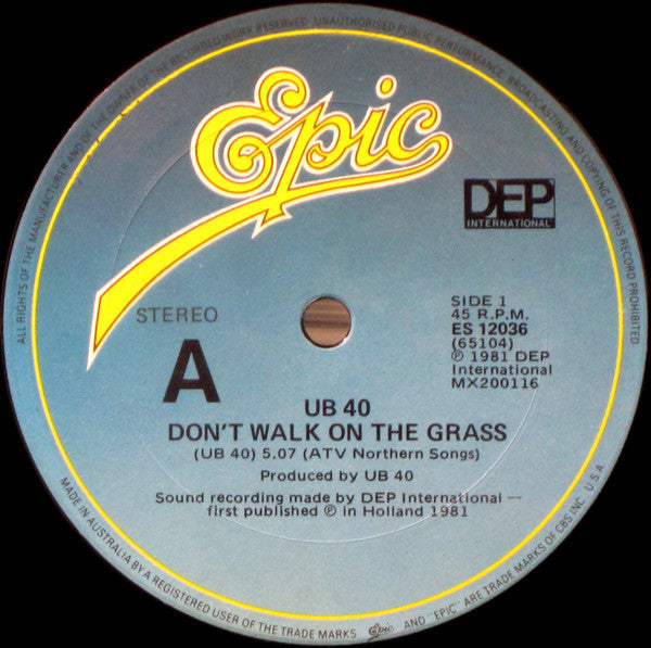 UB40 – Present Arms LP vinyl record, image 8 of 9