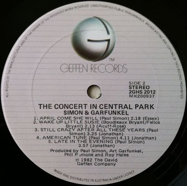 Simon & Garfunkel – The Concert In Central Park (2xLP) LP vinyl record, image 6 of 10