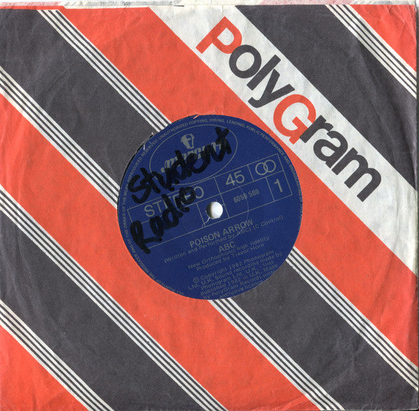 ABC – Poison Arrow 7" vinyl record, image 3 of 4