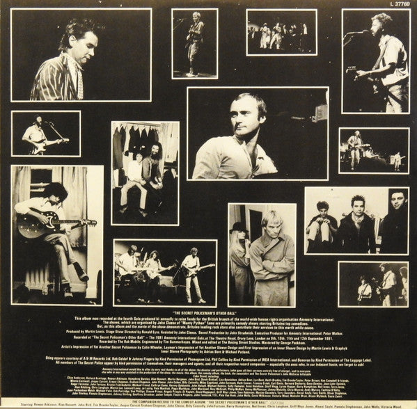 Various – The Secret Policeman's Other Ball (The Music) LP vinyl record, image 3 of 6