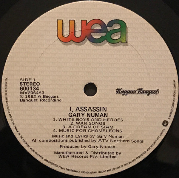 Gary Numan – I, Assassin LP vinyl record, image 3 of 8