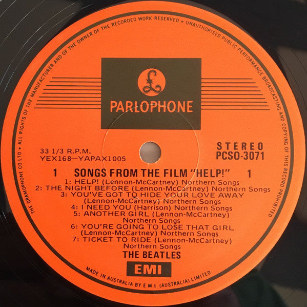 The Beatles – Help! LP vinyl record, image 3 of 4