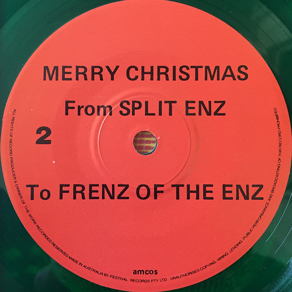 Split Enz – Merry Christmas From Split Enz To Frenz Of The Enz 7" vinyl record, image 3 of 3