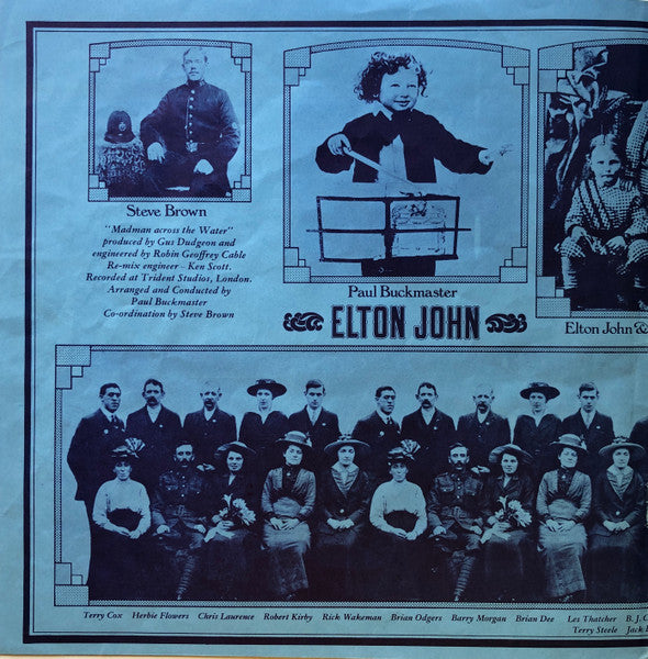 Elton John – Madman Across The Water LP vinyl record, image 9 of 10