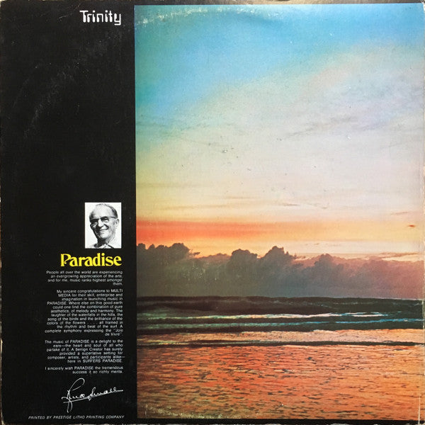 John Sangster – Paradise Volume One LP vinyl record, image 2 of 10