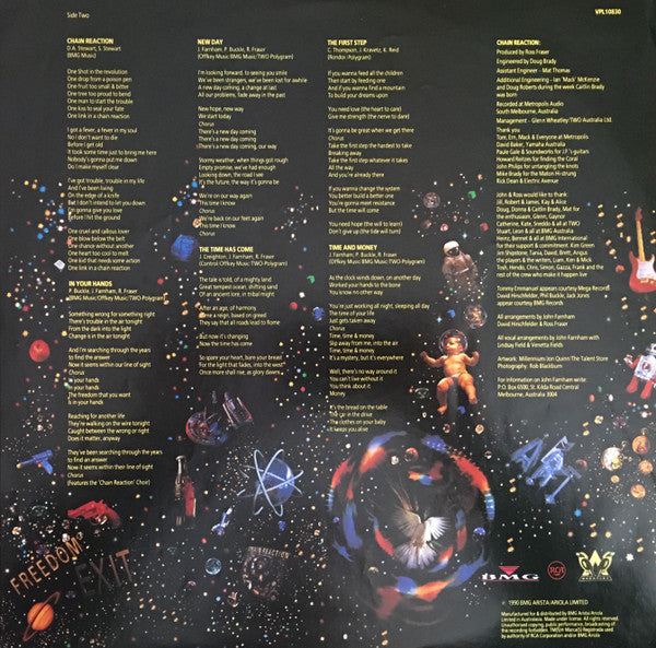 John Farnham – Chain Reaction LP vinyl record, image 6 of 6