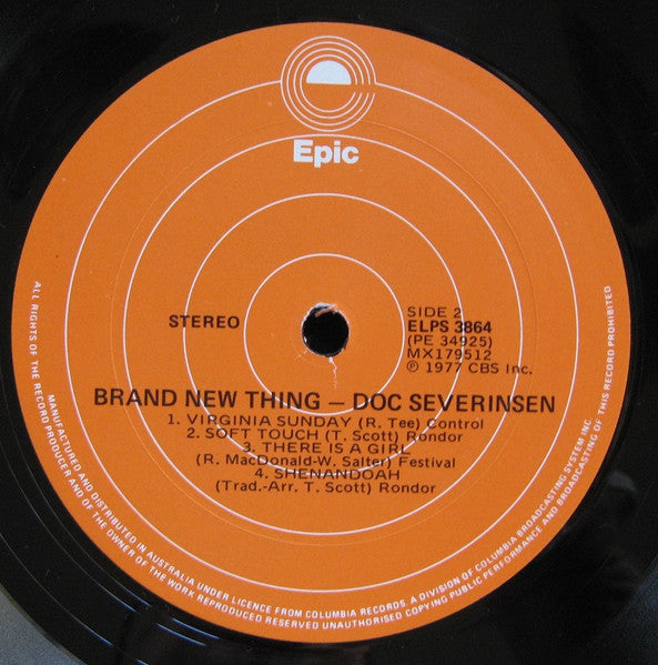 Doc Severinsen – Brand New Thing LP vinyl record, image 4 of 4