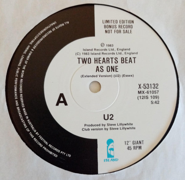 U2 – The Unforgettable Fire LP vinyl record, image 7 of 10