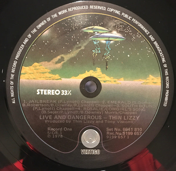 Thin Lizzy – Live And Dangerous (2xLP) LP vinyl record, image 5 of 10