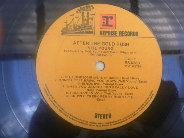 Neil Young – After The Gold Rush LP vinyl record, image 4 of 4