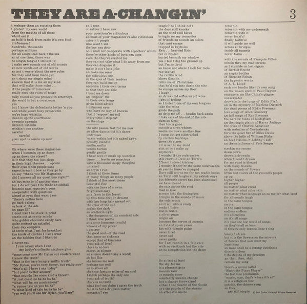 Bob Dylan – The Times They Are A-Changin' / Bob Dylan LP vinyl record, image 9 of 9
