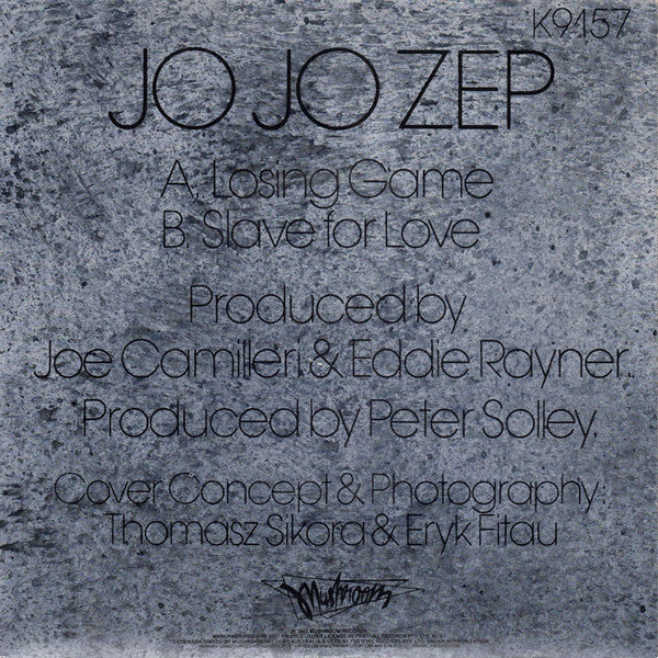 Jo Jo Zep – Losing Game 7" vinyl record, image 2 of 3