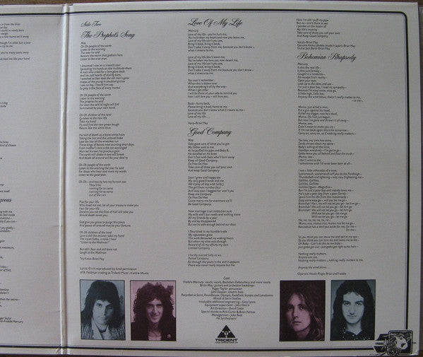 Queen – A Night At The Opera LP vinyl record, image 3 of 8